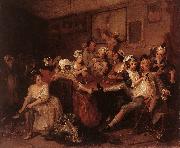 HOGARTH, William The Orgy f Spain oil painting reproduction